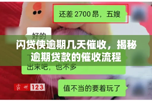 闪贷侠逾期几天催收，揭秘逾期贷款的催收流程