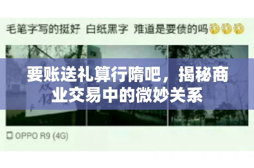 要账送礼算行隋吧，揭秘商业交易中的微妙关系