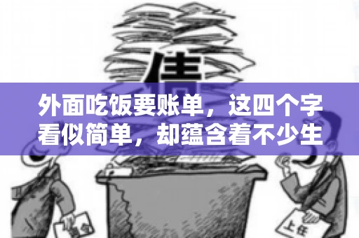 外面吃饭要账单，这四个字看似简单，却蕴含着不少生活小细节。在我们日常生活中，外出就餐是件再平常不过的事情，但如何正确索要账单，却是一门学问。今天，就让我来和大家聊聊这个话题。
