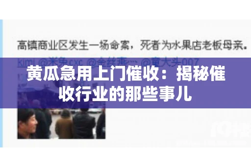 黄瓜急用上门催收：揭秘催收行业的那些事儿